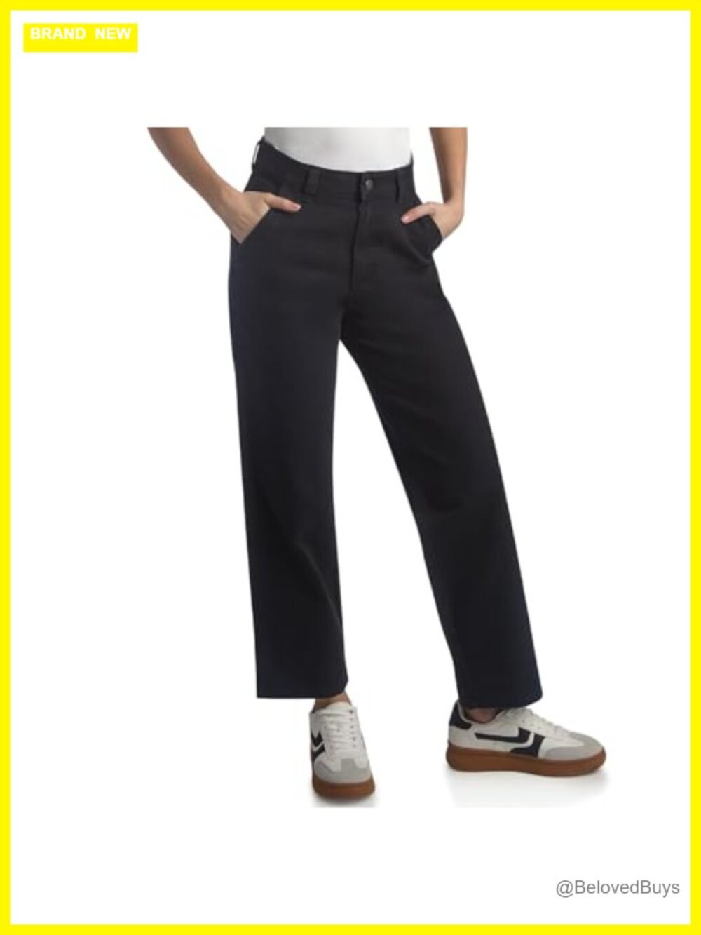 Thick Duck Canvas Straight Leg High Rise Work Pants